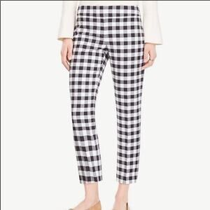 Ann Taylor Checkered Devin Fit pants